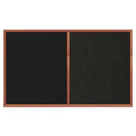 United Visual Products Slim Style Indoor Enclosed Corkboard, 18 UV501SCH-WHITE-MEDGRY